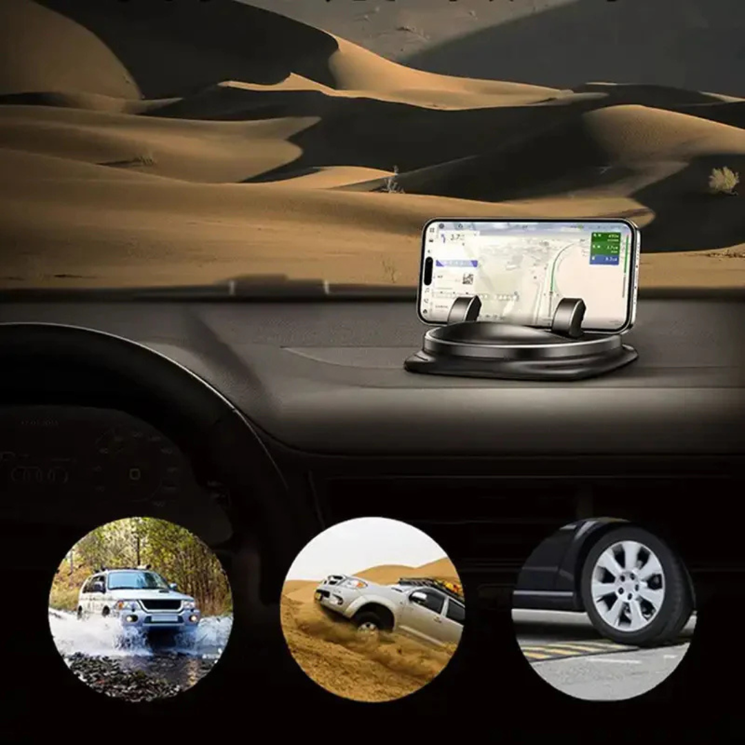 AutoGrip 360 - Draaibare Telefoonhouder met Stabiele Grip en 360° Rotatie voor Auto