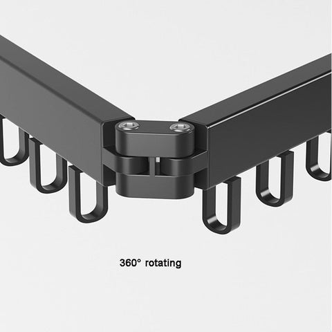 TidyRacks - Uitschuifbaar kledingrek, inklapbare hanger, wandbevestiging.