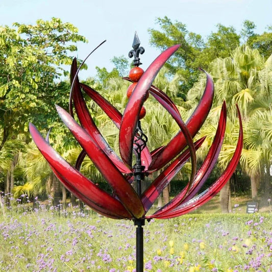 SpinGlimmer - Metalen windspinner voor tuin