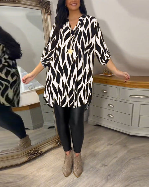 Casual veelzijdige damesblouse