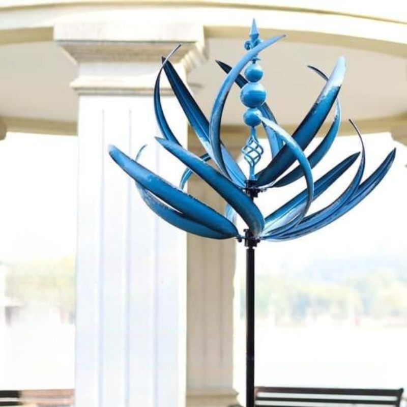 SpinGlimmer - Metalen windspinner voor tuin