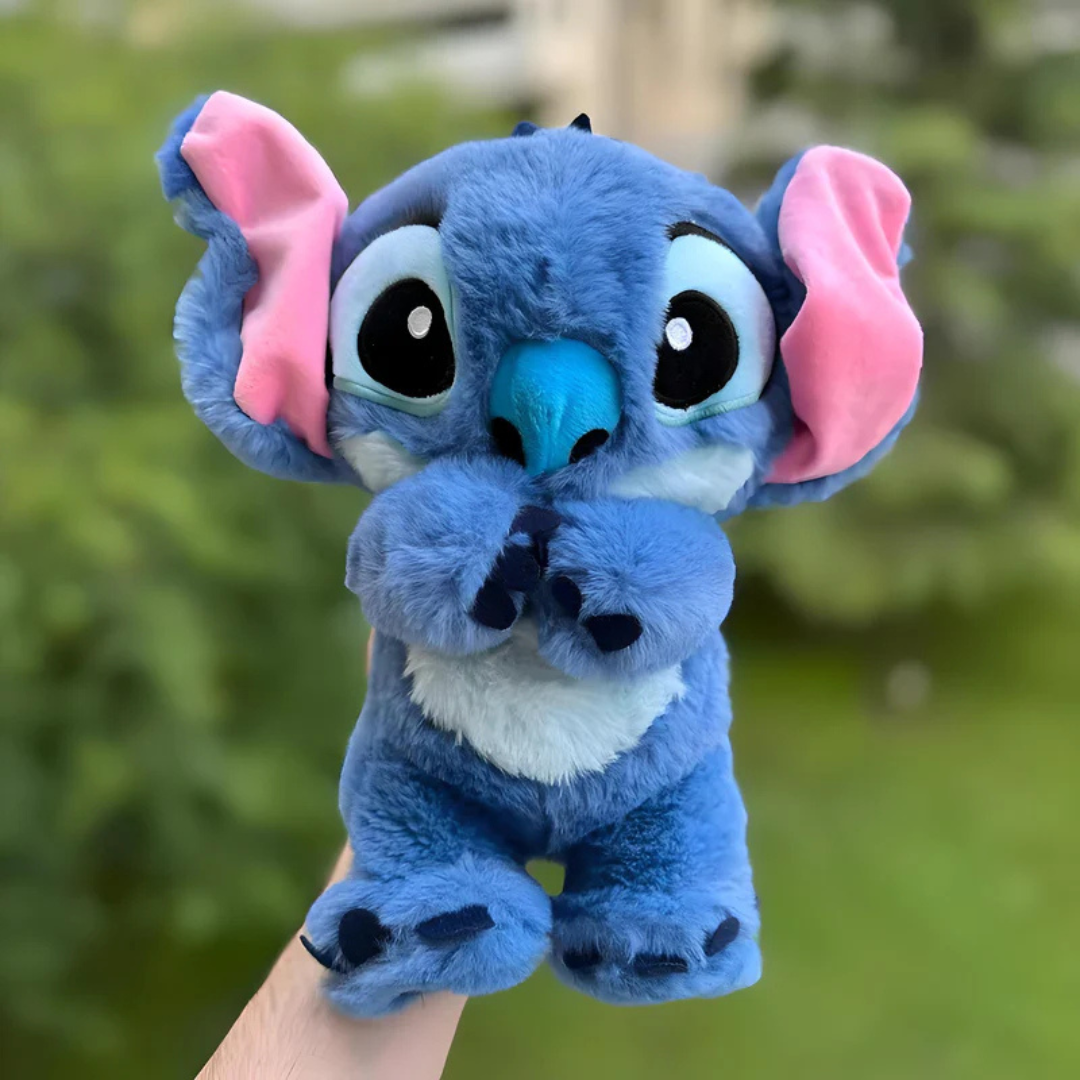 SleepBuddy Stitch Kalmeringsknuffel – Zachte Ademhaling en Rustgevende Melodieën voor een Vredige Nachtrust