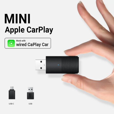 Apple/Android Carplay| Ervaar draadloos Carplay in je auto | Directe verbinding met BT