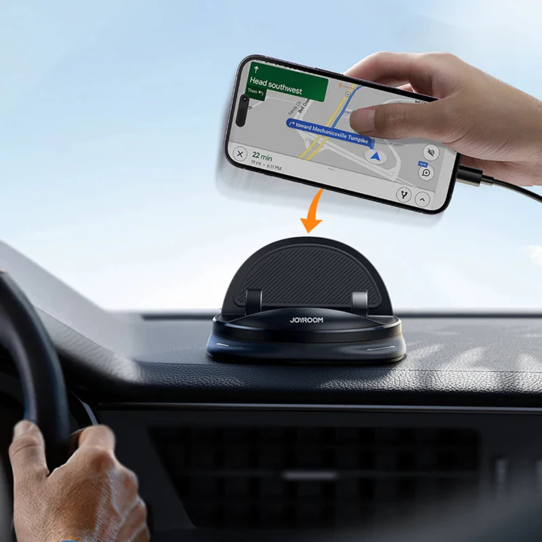 AutoGrip 360 - Draaibare Telefoonhouder met Stabiele Grip en 360° Rotatie voor Auto