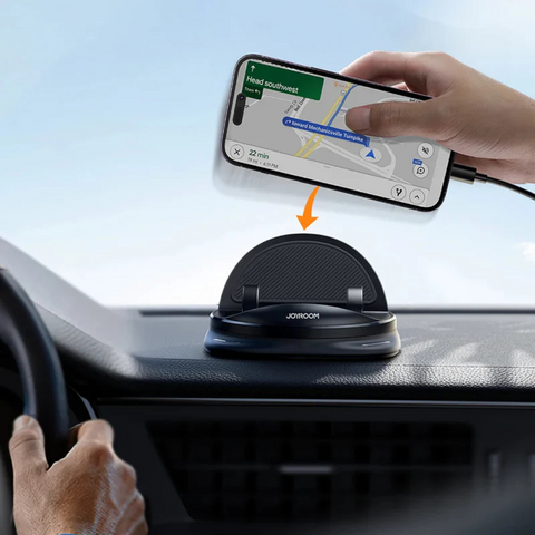 AutoGrip 360 - Draaibare Telefoonhouder met Stabiele Grip en 360° Rotatie voor Auto
