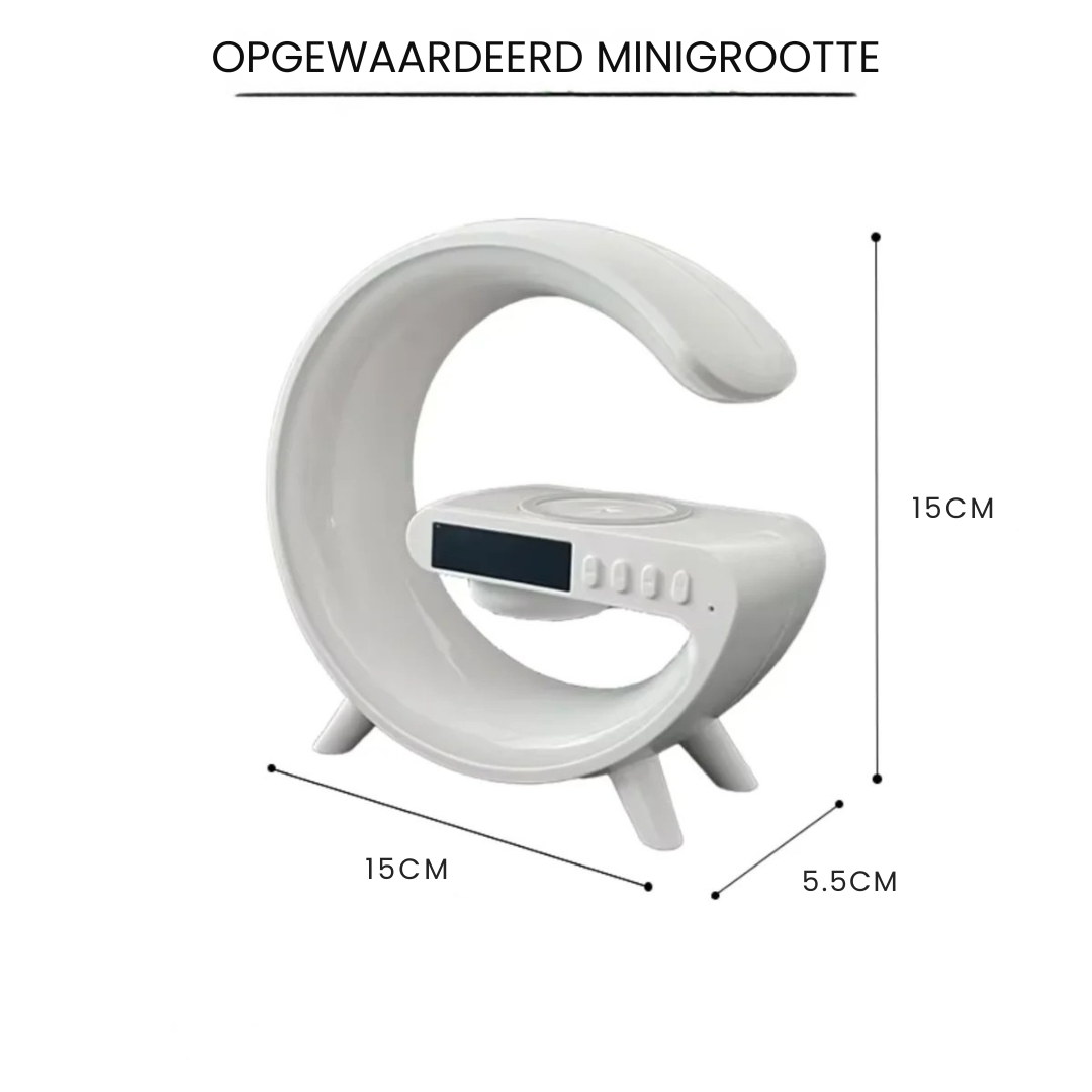 BrightBeats LED Luidsprekerlamp voor buiten en binnen - Draadloos, draagbaar en oplaadbaar