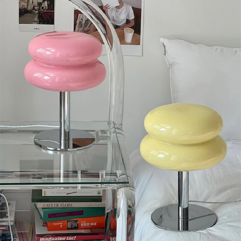 CasaFiore Elegant Italiaanse Designer Glazen Tafellamp met Artistieke Touch