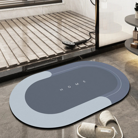 AquaDry Sneldrogende Badkamermat – Luxe Absorptie & Antislip Comfort