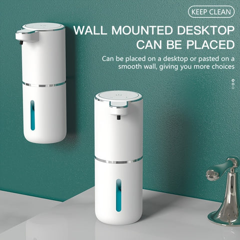 Automatische Zeeppomp (Touchless Sensor, USB Oplaadbaar, 380ml, Voor Keuken & Badkamer