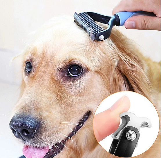 CALY | Professionele ontharingsborstel voor honden & katten