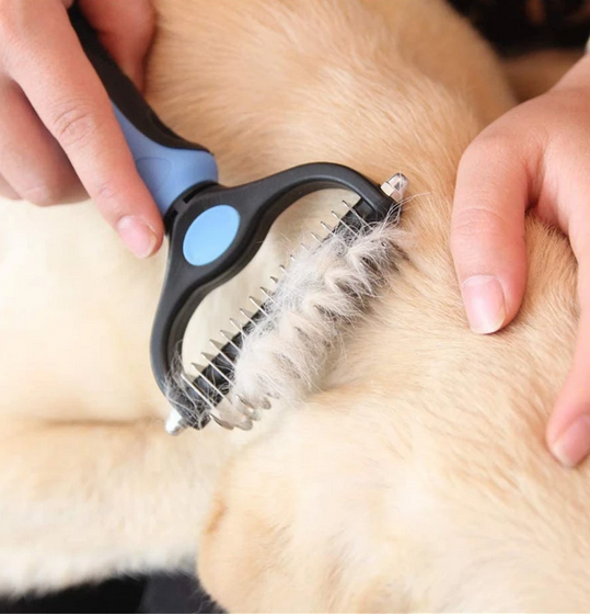 CALY | Professionele ontharingsborstel voor honden & katten