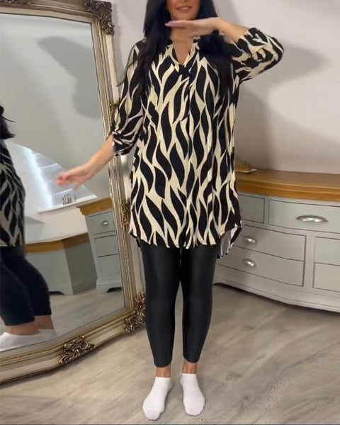 Casual veelzijdige damesblouse