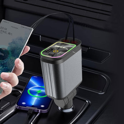 Uittrekbare Kabel Autolader met Sterrenhemel