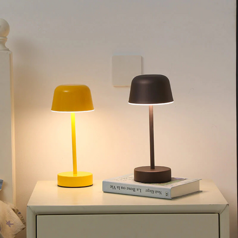 Brillora Pulse Draadloze Tafellamp – Stijlvolle & Dimbare LED Verlichting voor Elke Ruimte
