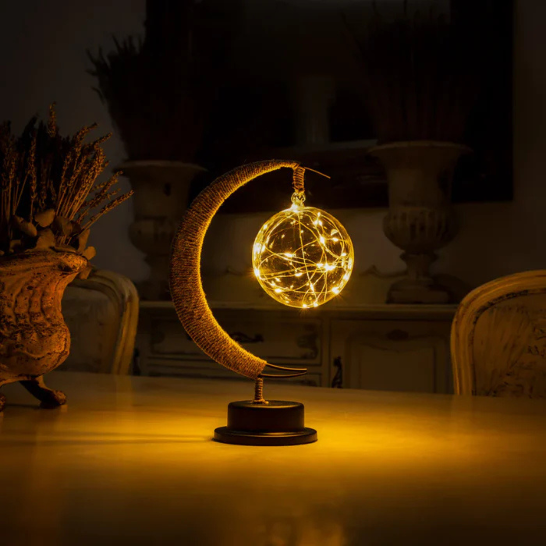 CelestiGlow Twinkle Maanlamp – Breng de Magie van de Nacht in Jouw Kamer