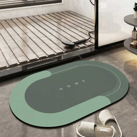 AquaDry Sneldrogende Badkamermat – Luxe Absorptie & Antislip Comfort