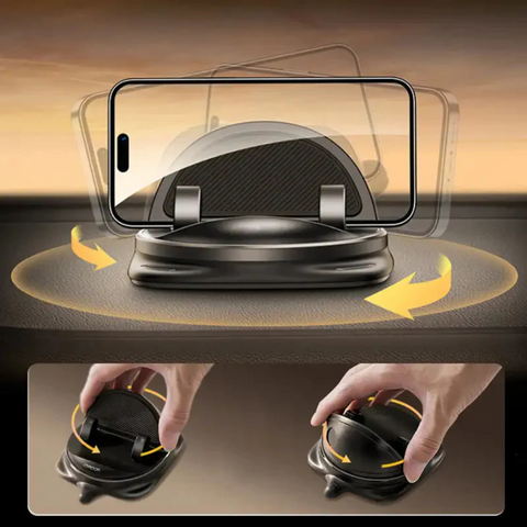 AutoGrip 360 - Draaibare Telefoonhouder met Stabiele Grip en 360° Rotatie voor Auto