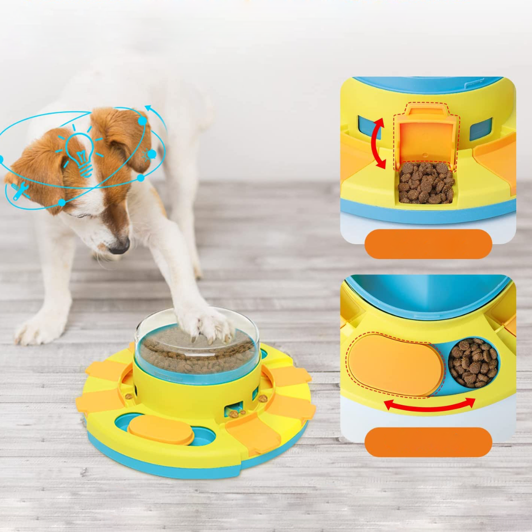 BrainBowl Interactief Voeder Speelgoed – Slimme Voerpuzzel voor Honden