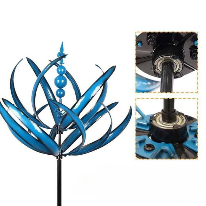SpinGlimmer - Metalen windspinner voor tuin