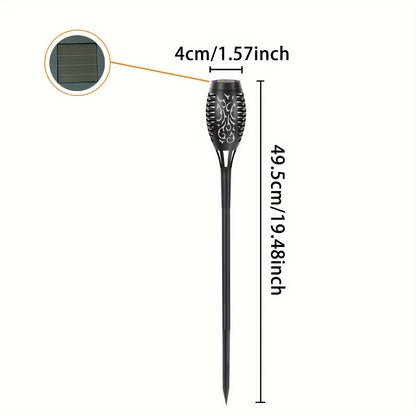 Solar Tuinverlichting met Flikkerende Vlam (Set van 4, 8 of 12 Stuks)