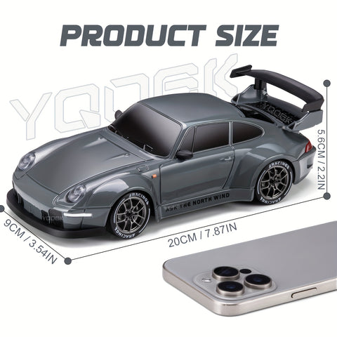 RC Drift Auto – 4WD, Draadloos, USB Oplaadbaar, LED Verlichting, Snel & Wendbaar