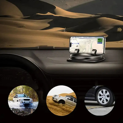 AutoGrip 360 - Draaibare Telefoonhouder met Stabiele Grip en 360° Rotatie voor Auto