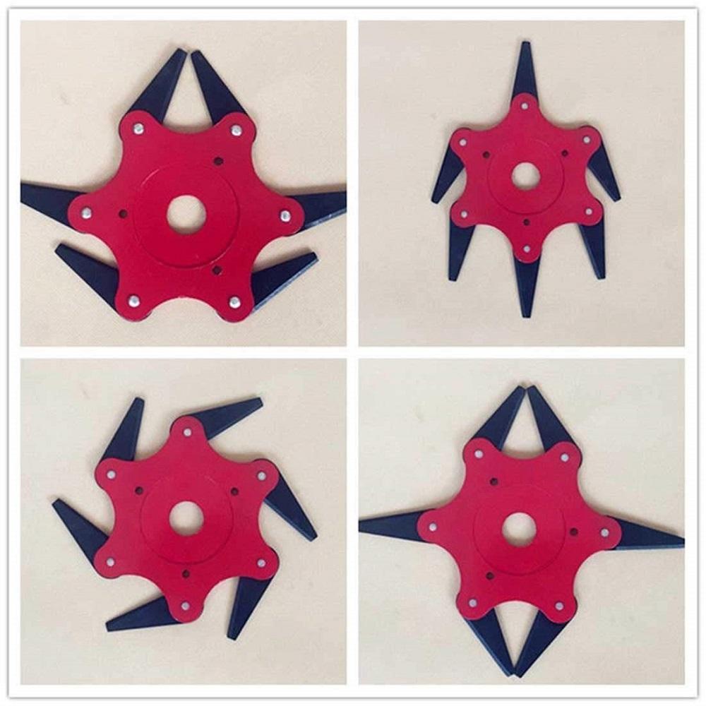 TrimMax - Zes stalen trimmerkoppen.