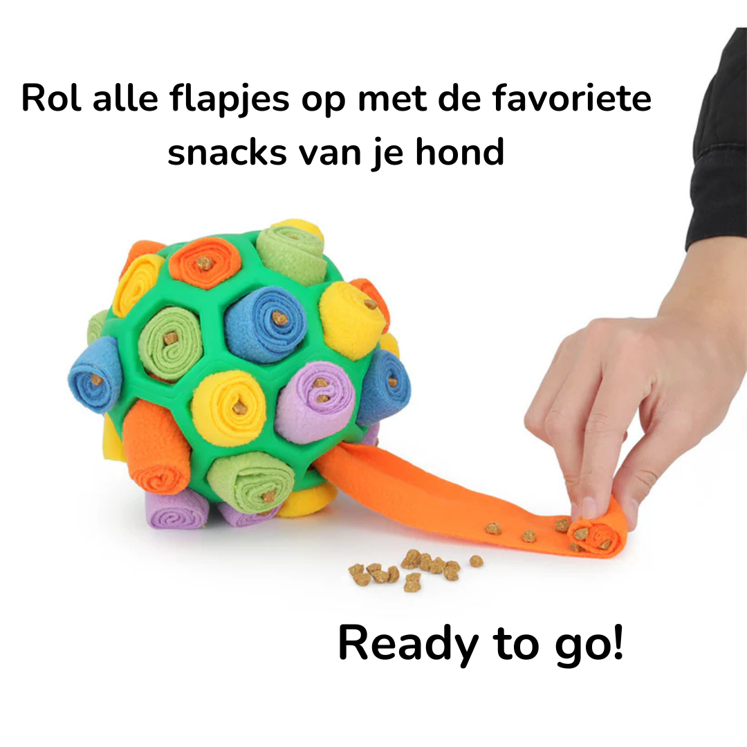BrainPaw Snuffelbal – Interactief Honden Zoekspel voor Mentale Uitdaging & Langdurig Speelplezier