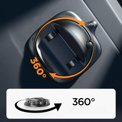 AutoGrip 360 - Draaibare Telefoonhouder met Stabiele Grip en 360° Rotatie voor Auto