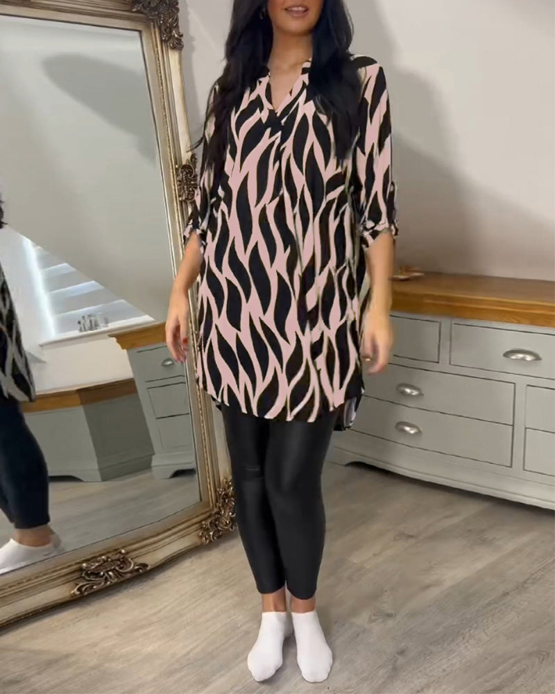 Casual veelzijdige damesblouse