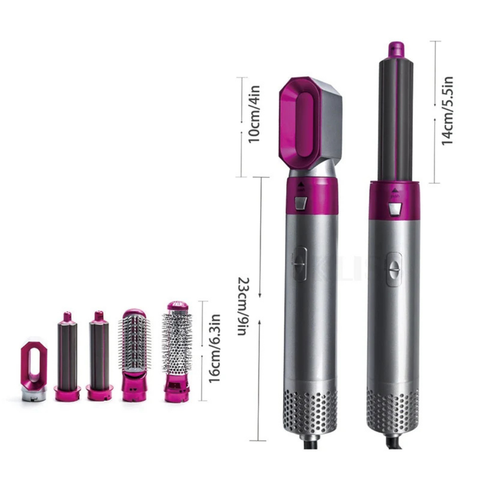 AirGlow Multistyler – 5-in-1 Haartool voor Drogen, Krullen en Stijlen met Geavanceerde Luchttechnologie