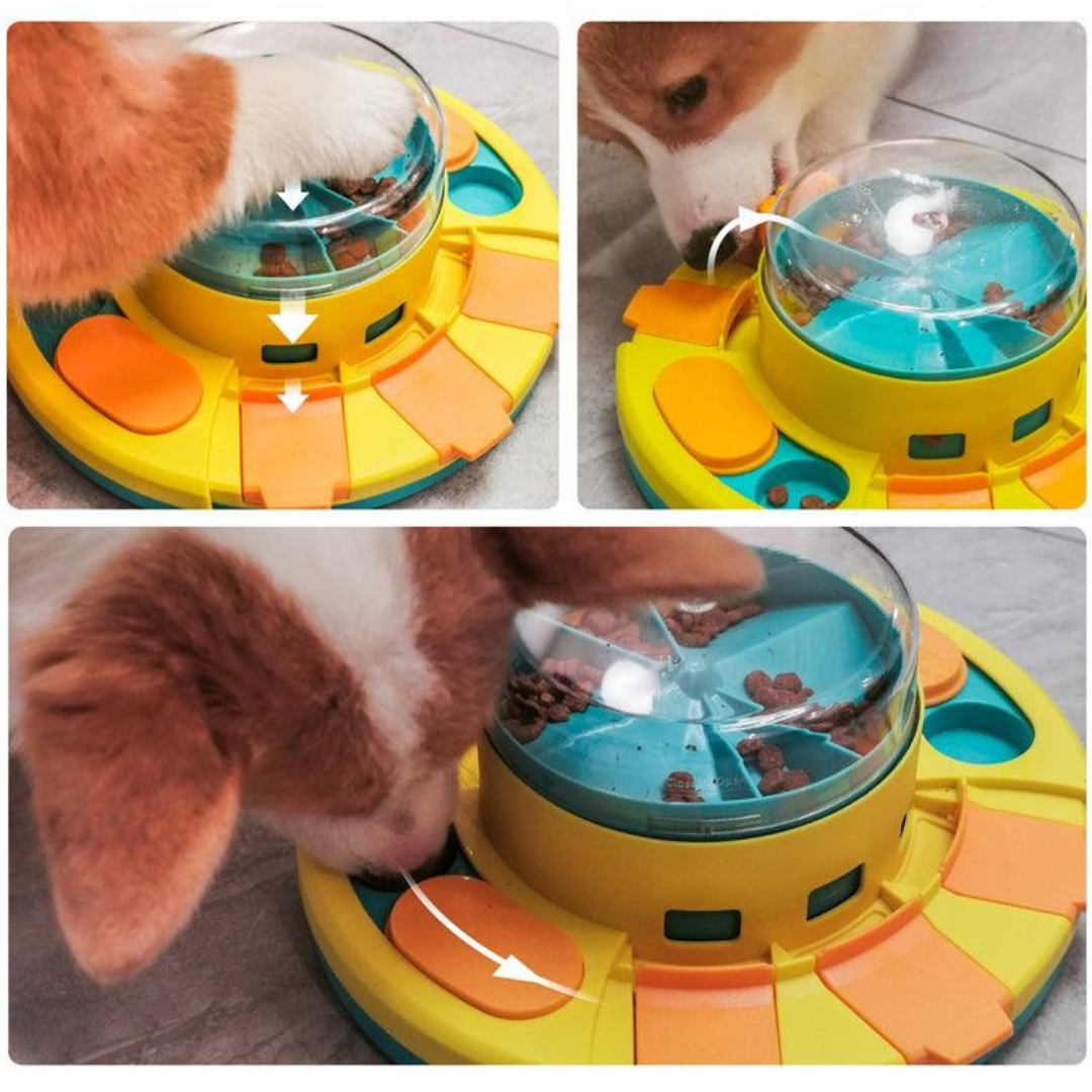 BrainBowl Interactief Voeder Speelgoed – Slimme Voerpuzzel voor Honden