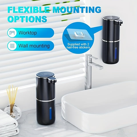 Automatische Zeeppomp (Touchless Sensor, USB Oplaadbaar, 380ml, Voor Keuken & Badkamer