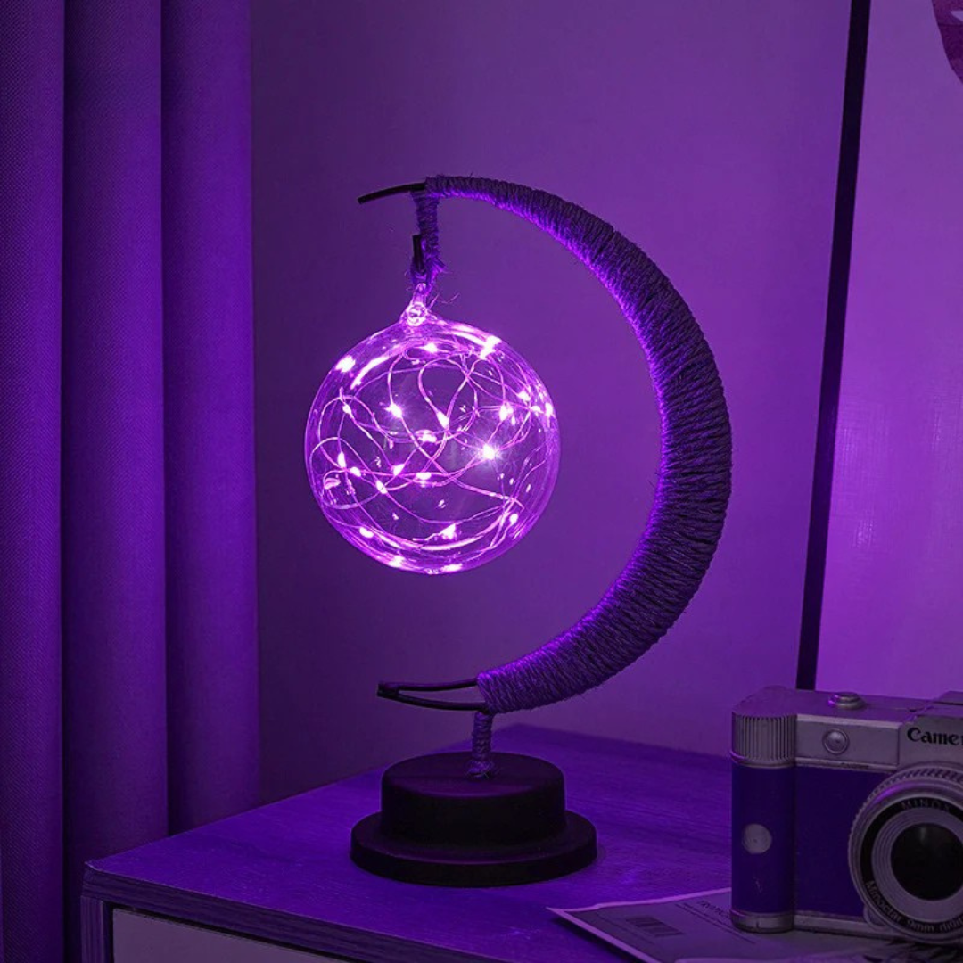 CelestiGlow Twinkle Maanlamp – Breng de Magie van de Nacht in Jouw Kamer