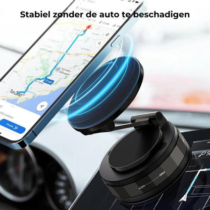 Magnetische zuignap - Opvouwbare 360° telefoonhouder met vacuümslot