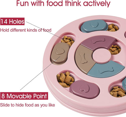 Honden Puzzel Voerbak (Interactief, Slow Feeder, Mentale Stimulatie, Voor Hond & Kat)