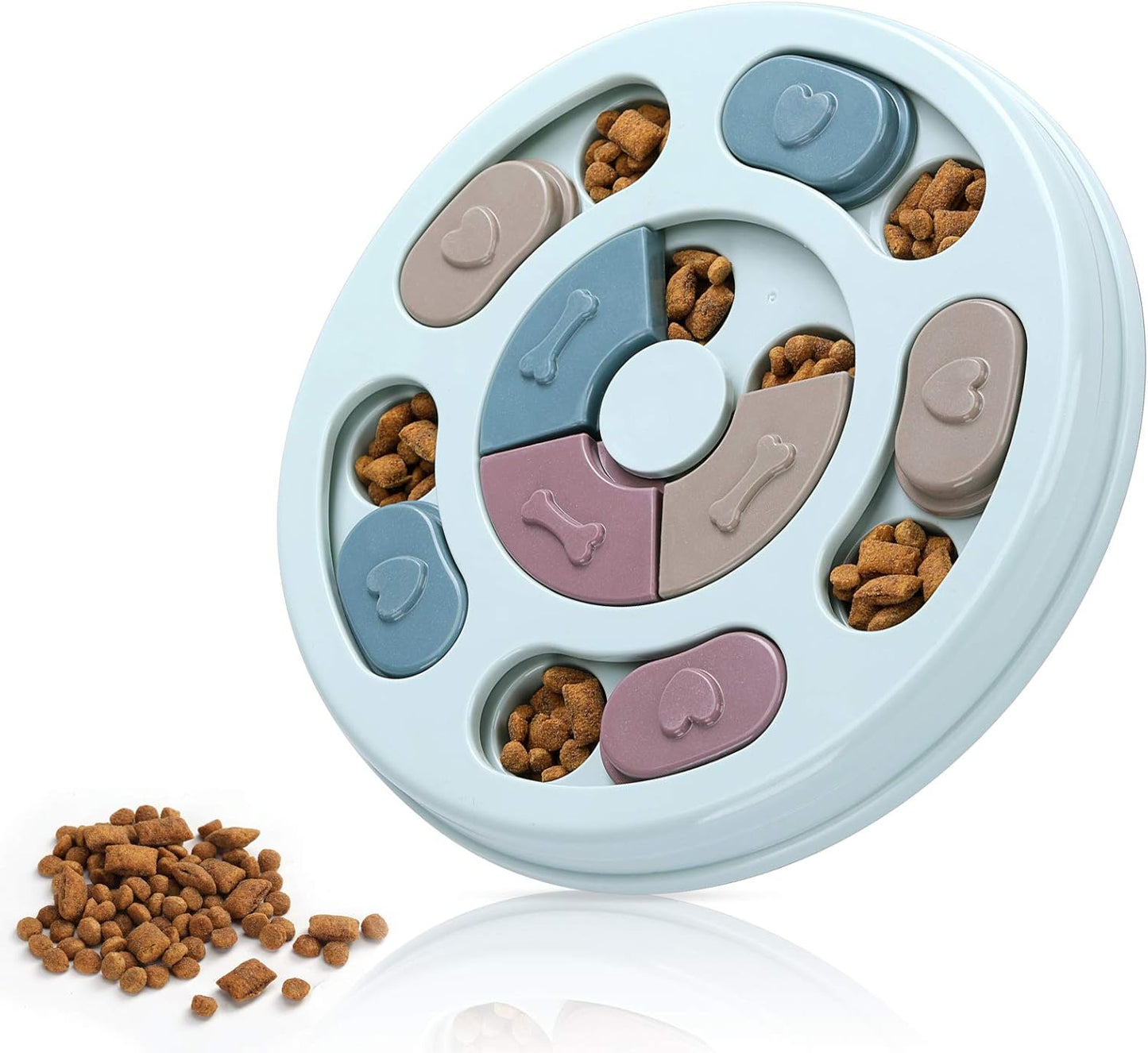 Honden Puzzel Voerbak (Interactief, Slow Feeder, Mentale Stimulatie, Voor Hond & Kat)