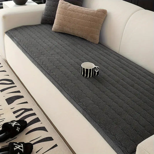 Luxe Dikke Pluche Bankhoes (Wasbaar, Anti-Slip, Huisdiervriendelijk, Bohemian Stijl, Bescherming voor Bank & Meubels)