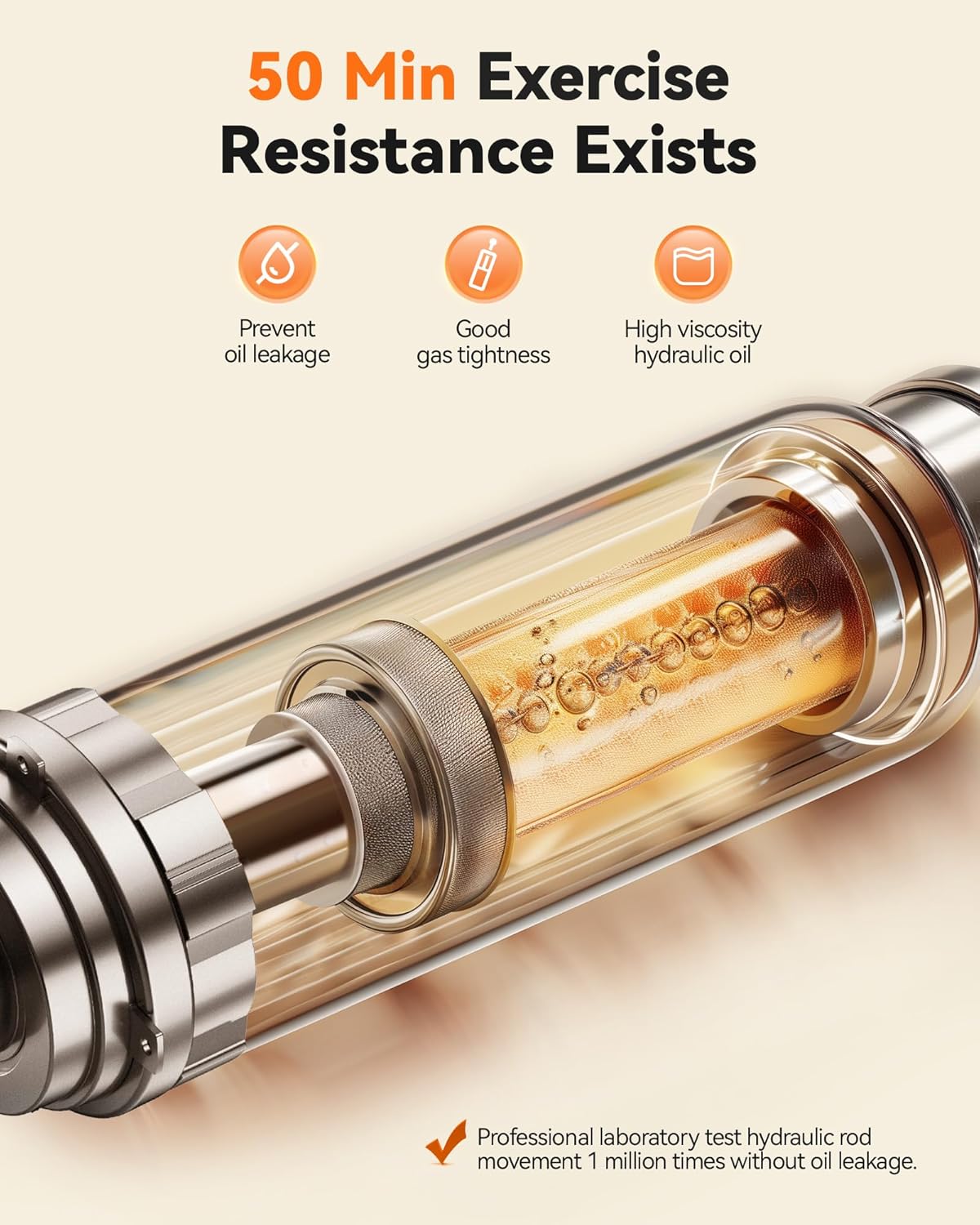 Mini Stepper met Weerstandsbanden (Hydraulisch, Compact Fitnessapparaat voor Thuis & Kantoor)