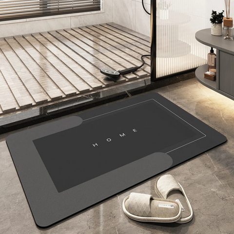 AquaDry Sneldrogende Badkamermat – Luxe Absorptie & Antislip Comfort