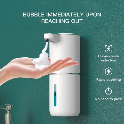 Automatische Zeeppomp (Touchless Sensor, USB Oplaadbaar, 380ml, Voor Keuken & Badkamer