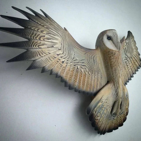 ArtisOwl - Handgemaakte houten uil wanddecoratie