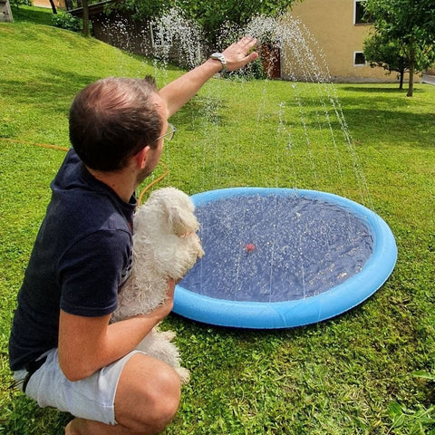 ULEO | Opvouwbare Buitenzwembad en Watersproeimat voor kind of huisdier