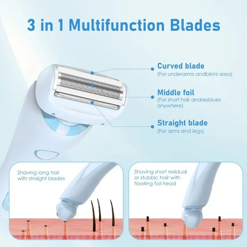 SilkSmooth Elektrisch Scheerapparaat | Moeiteloos ontharen met een zijdezachte touch