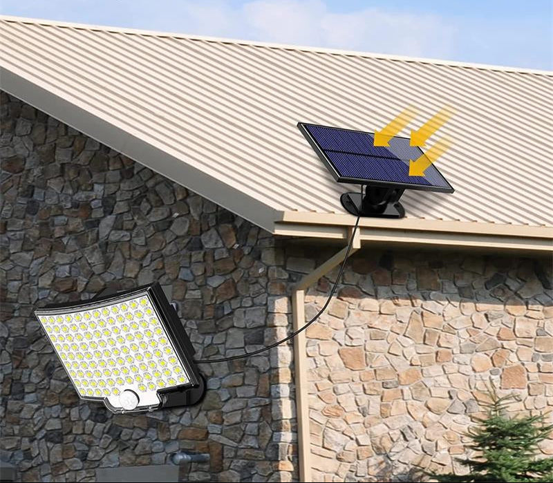 SolarGuard - 106 LED buitenlamp op zonne-energie met bewegingsmelder