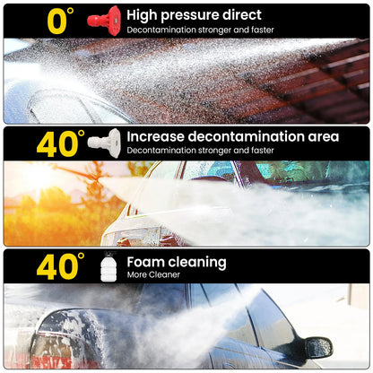 Draadloze Hogedrukreiniger – Krachtige Reiniging met Lithiumbatterij en Handige Functionaliteit