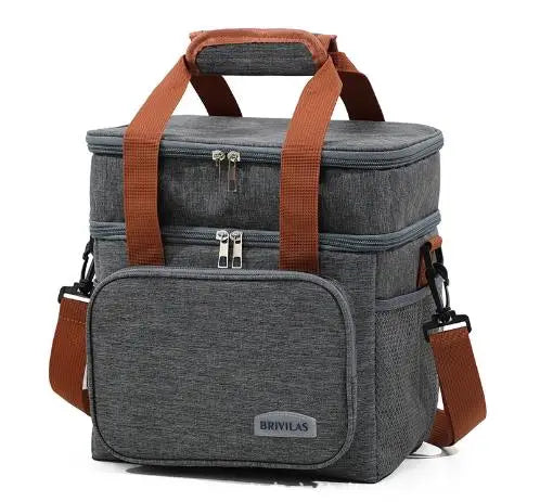 Luxe Isolerende Lunchbag (Thermisch, Waterdicht, Draagbaar, Grote Capaciteit, Voor Werk, Reizen & School)