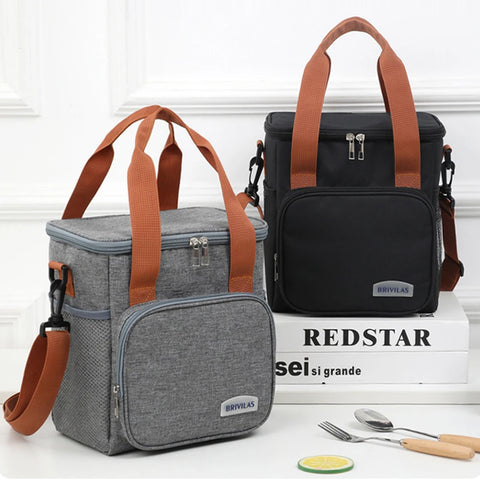 Luxe Isolerende Lunchbag (Thermisch, Waterdicht, Draagbaar, Grote Capaciteit, Voor Werk, Reizen & School)