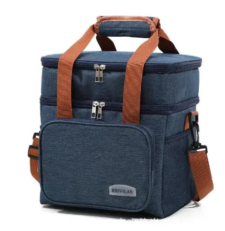 Luxe Isolerende Lunchbag (Thermisch, Waterdicht, Draagbaar, Grote Capaciteit, Voor Werk, Reizen & School)