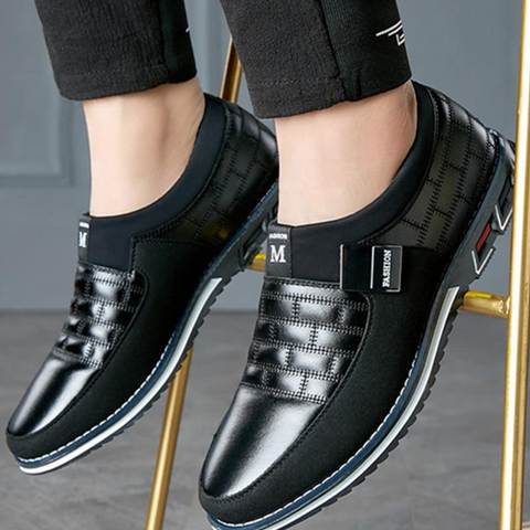 AirFlex Premium lederen herenschoenen - Ademend comfort en dagelijkse ondersteuning